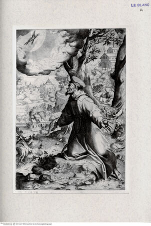 Vorderseite von Landesbildstelle Rheinland [http://creativecommons.org/publicdomain/mark/1.0/] Stigmatisation des heiligen Franziskus - , bh316467. Foto.