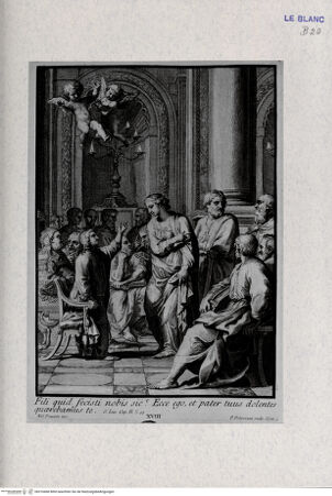 Vorderseite von Landesbildstelle Rheinland [http://creativecommons.org/publicdomain/mark/1.0/] Szenen aus dem Leben der MariaBlatt XVIII: Der zwölfjährige Christus im Tempel - , bh316468. Foto.