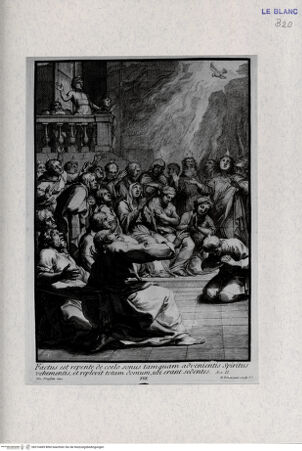 Vorderseite von Landesbildstelle Rheinland [http://creativecommons.org/publicdomain/mark/1.0/] Szenen aus dem Leben der MariaBlatt XIX: Das Pfingstwunder - , bh316469. Foto.