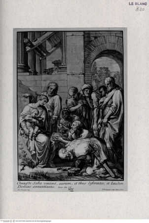 Vorderseite von Landesbildstelle Rheinland [http://creativecommons.org/publicdomain/mark/1.0/] Szenen aus dem Leben der MariaBlatt XIV: Die Anbetung der Könige - , bh316474. Foto.