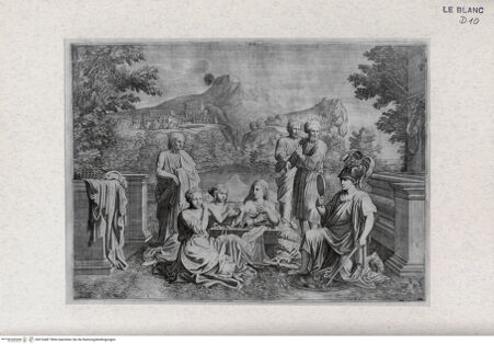 Vorderseite von Landesbildstelle Rheinland [http://creativecommons.org/publicdomain/mark/1.0/] Achill unter den Töchtern des Lycomedes - , bh316487. Foto.