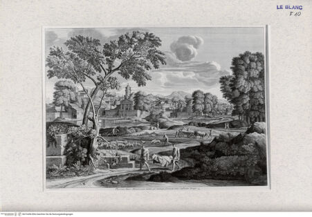 Vorderseite von Landesbildstelle Rheinland [http://creativecommons.org/publicdomain/mark/1.0/] Landschaft mit der Leiche des Phocion - , bh316496. Foto.