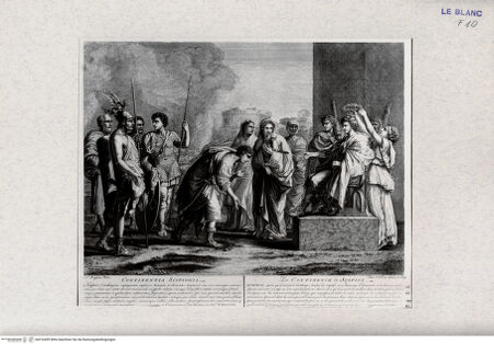 Vorderseite von Landesbildstelle Rheinland [http://creativecommons.org/publicdomain/mark/1.0/] Die Enthaltsamkeit des Scipio - , bh316499. Foto.