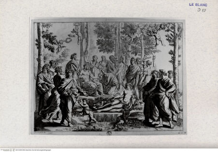 Vorderseite von Landesbildstelle Rheinland [http://creativecommons.org/publicdomain/mark/1.0/] Apoll und die Musen auf dem Parnaß - , bh316500. Foto.