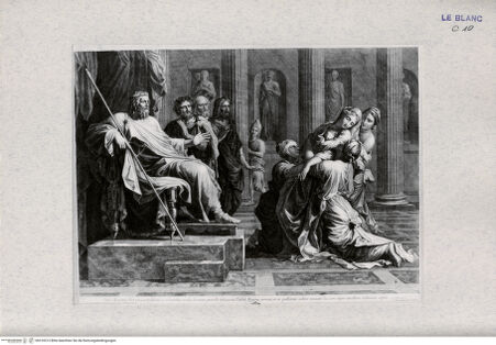 Vorderseite von Landesbildstelle Rheinland [http://creativecommons.org/publicdomain/mark/1.0/] Esther vor Ahasver - , bh316513. Foto.