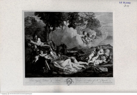 Vorderseite von Landesbildstelle Rheinland [http://creativecommons.org/publicdomain/mark/1.0/] Venus und Adonis - , bh316523. Foto.