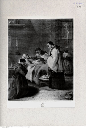 Vorderseite von Landesbildstelle Rheinland [http://creativecommons.org/publicdomain/mark/1.0/] Die sieben Sakramente: letzte Ölung - , bh316526. Foto.