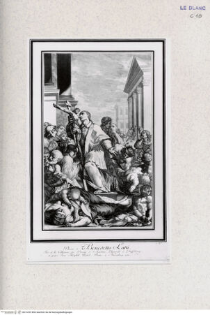 Vorderseite von Landesbildstelle Rheinland [http://creativecommons.org/publicdomain/mark/1.0/] Karl Borromäus unter den Pestkranken - , bh316535. Foto.