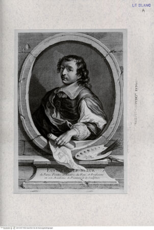 Vorderseite von Landesbildstelle Rheinland [http://creativecommons.org/publicdomain/mark/1.0/] Selbstbildnis des Eustache Le Sueur - , bh316537. Foto.