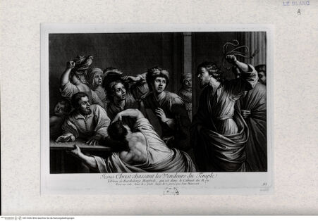 Vorderseite von Landesbildstelle Rheinland [http://creativecommons.org/publicdomain/mark/1.0/] Jesus vertreibt die Händler aus dem Tempel - , bh316543. Foto.