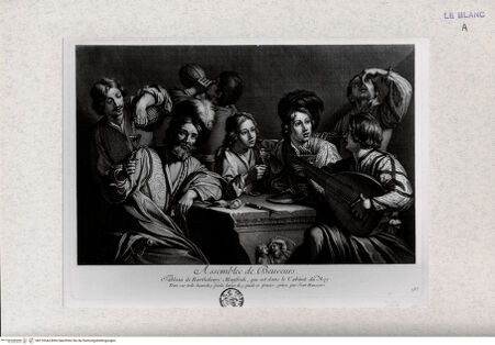 Vorderseite von Landesbildstelle Rheinland [http://creativecommons.org/publicdomain/mark/1.0/] Tischgesellschaft - , bh316544. Foto.