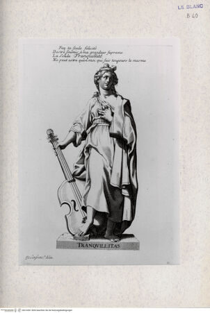 Vorderseite von Landesbildstelle Rheinland [http://creativecommons.org/publicdomain/mark/1.0/] Die TugendenTafel 11: Tranquilitas - , bh316561. Foto.