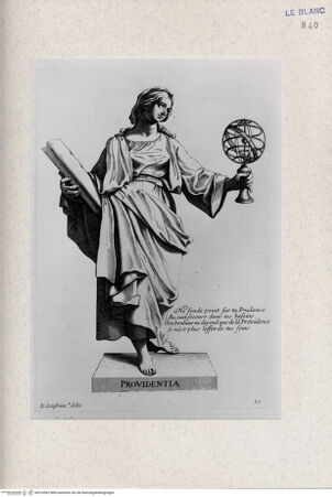 Vorderseite von Landesbildstelle Rheinland [http://creativecommons.org/publicdomain/mark/1.0/] Die TugendenTafel 12: Providentia - , bh316562. Foto.