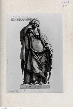 Vorderseite von Landesbildstelle Rheinland [http://creativecommons.org/publicdomain/mark/1.0/] Die TugendenTafel 8: Mansuetudo - , bh316568. Foto.