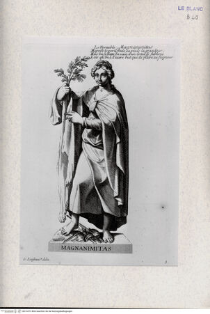 Vorderseite von Landesbildstelle Rheinland [http://creativecommons.org/publicdomain/mark/1.0/] Die TugendenTafel 3: Magnanimitas - , bh316573. Foto.