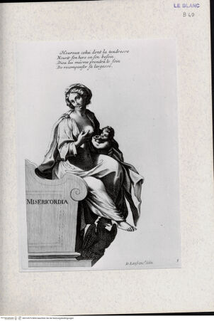 Vorderseite von Landesbildstelle Rheinland [http://creativecommons.org/publicdomain/mark/1.0/] Die TugendenTafel 5: Misericordia - , bh316575. Foto.