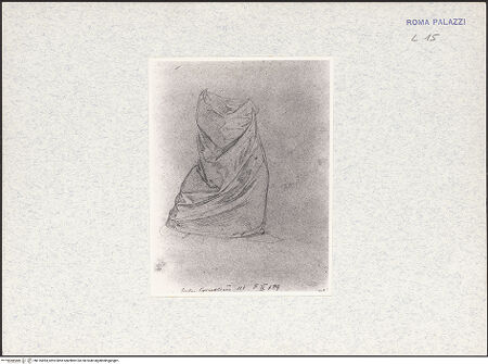 Vorderseite von Staatliche Museen zu Berlin - Preußischer Kulturbesitz [https://www.deutsche-digitale-bibliothek.de/content/lizenzen/rv-ez/] Gewandstudie - , bh316894_recto. Foto.