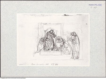 Vorderseite von Staatliche Museen zu Berlin - Preußischer Kulturbesitz [https://www.deutsche-digitale-bibliothek.de/content/lizenzen/rv-ez/] Joseph gibt sich seinen Brüdern zu erkennen - , bh316901_recto. Foto.