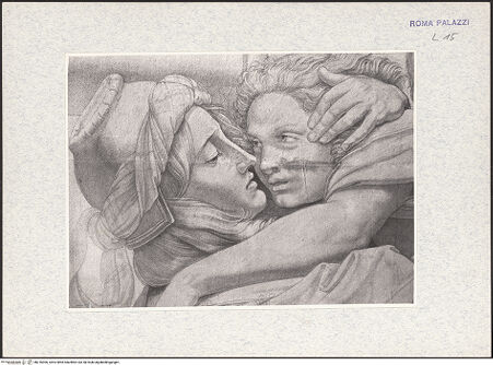 Vorderseite von Staatliche Museen zu Berlin, Nationalgalerie [https://www.deutsche-digitale-bibliothek.de/content/lizenzen/rv-ez/] Joseph gibt sich seinen Brüdern zu erkennen (Detail) - , bh316906_recto. Foto.