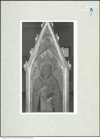 Vorderseite von Courtauld Institute [https://www.deutsche-digitale-bibliothek.de/content/lizenzen/rv-ez/] Der Heilige Petrus als Papst - , bh317174_recto. Foto.