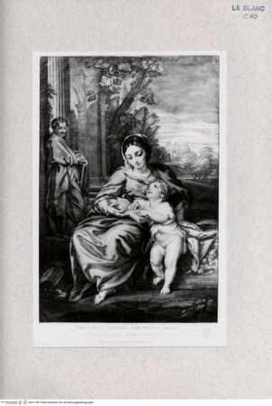 Vorderseite von Landesbildstelle Rheinland [http://creativecommons.org/publicdomain/mark/1.0/] Maria lehrt das Jesuskind lesen - , bh317587. Foto.