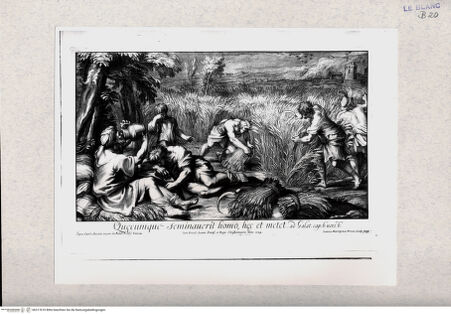 Vorderseite von  [http://creativecommons.org/publicdomain/mark/1.0/] Die Ernte - , bh317610. Foto.