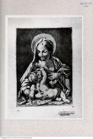 Vorderseite von  [http://creativecommons.org/publicdomain/mark/1.0/] Madonna mit dem säugenden Jesuskind - , bh317623. Foto.