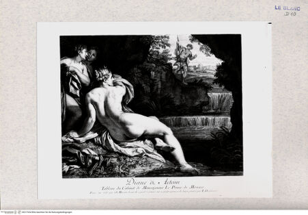 Vorderseite von  [http://creativecommons.org/publicdomain/mark/1.0/] Diana und Aktäon - , bh317634. Foto.