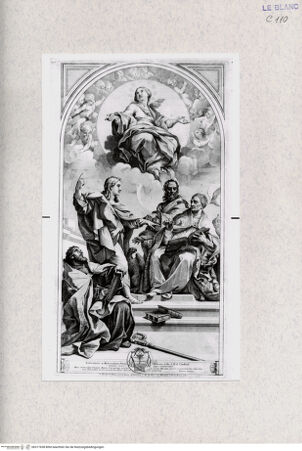 Vorderseite von Landesbildstelle Rheinland [http://creativecommons.org/publicdomain/mark/1.0/] Kichenlehrer disputieren über die unbefleckte Empfängnis Mariens - , bh317638. Foto.