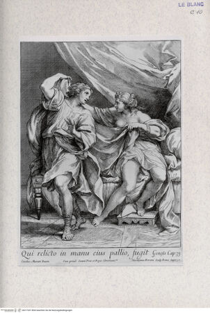 Vorderseite von Landesbildstelle Rheinland [http://creativecommons.org/publicdomain/mark/1.0/] Joseph flieht Potiphars Weib - , bh317657. Foto.