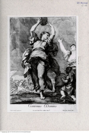 Vorderseite von Landesbildstelle Rheinland [http://creativecommons.org/publicdomain/mark/1.0/] Debora das Tamburin schlagend und tanzend - , bh317663. Foto.