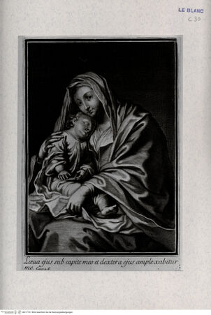 Vorderseite von Landesbildstelle Rheinland [http://creativecommons.org/publicdomain/mark/1.0/] Madonna mit dem Kind - , bh317701. Foto.