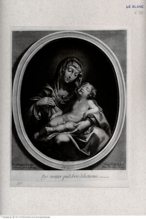 Vorderseite von Landesbildstelle Rheinland [http://creativecommons.org/publicdomain/mark/1.0/] Maria mit dem schlafenden Kind - , bh317709. Foto.