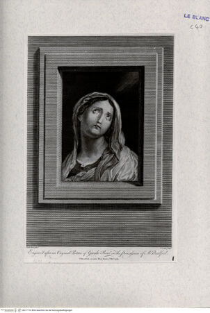 Vorderseite von Landesbildstelle Rheinland [http://creativecommons.org/publicdomain/mark/1.0/] Kopf einer Heiligen - , bh317718. Foto.