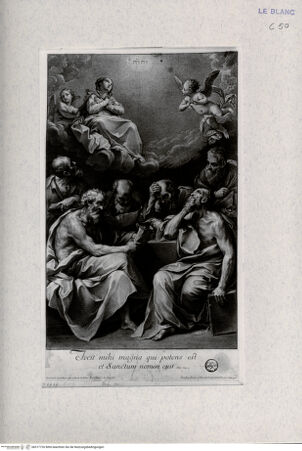 Vorderseite von Landesbildstelle Rheinland [http://creativecommons.org/publicdomain/mark/1.0/] Die Beratung der Kirchenväter über die Unbefleckte Empfängnis - , bh317726. Foto.