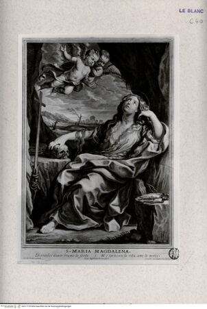 Vorderseite von Landesbildstelle Rheinland [http://creativecommons.org/publicdomain/mark/1.0/] Die Heilige Magdalena - , bh317729. Foto.