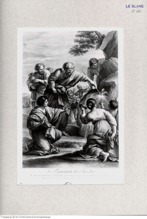 Vorderseite von Landesbildstelle Rheinland [http://creativecommons.org/publicdomain/mark/1.0/] Moses schlägt Wasser aus dem Felsen - , bh317734. Foto.