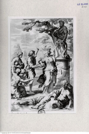 Vorderseite von Landesbildstelle Rheinland [http://creativecommons.org/publicdomain/mark/1.0/] Die Verwandlung der Tirsenia in einen Zitronenbaum - , bh317738. Foto.