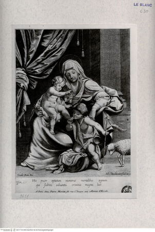 Vorderseite von Landesbildstelle Rheinland [http://creativecommons.org/publicdomain/mark/1.0/] Maria mit dem Jesuskind und dem Johannesknaben - , bh317743. Foto.