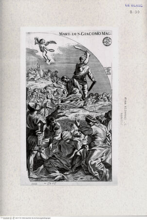 Vorderseite von Landesbildstelle Rheinland [http://creativecommons.org/publicdomain/mark/1.0/] MartyrienMartyrium des Heiligen Jacobus Maior - , bh317761. Foto.