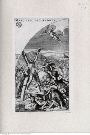 Vorderseite von Landesbildstelle Rheinland [http://creativecommons.org/publicdomain/mark/1.0/] MartyrienMartyrium des Heiligen Andreas - , bh317762. Foto.