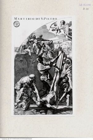 Vorderseite von Landesbildstelle Rheinland [http://creativecommons.org/publicdomain/mark/1.0/] MartyrienMartyrium des Heiligen Petrus - , bh317765. Foto.