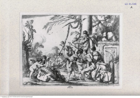 Vorderseite von Landesbildstelle Rheinland [http://creativecommons.org/publicdomain/mark/1.0/] Die heilige Familie von Engeln bedient - , bh317769. Foto.