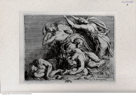 Vorderseite von Landesbildstelle Rheinland [http://creativecommons.org/publicdomain/mark/1.0/] Gruppe sterbender Niobiden - , bh317786. Foto.