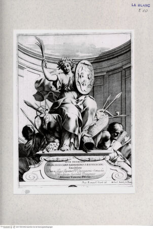 Vorderseite von Landesbildstelle Rheinland [http://creativecommons.org/publicdomain/mark/1.0/] Titelblatt zu "Apum triumphus" des Francesco Barberini - , bh317805. Foto.