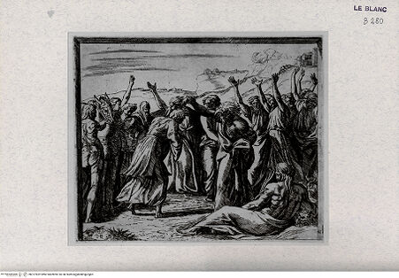 Vorderseite von Landesbildstelle Rheinland [http://creativecommons.org/publicdomain/mark/1.0/] Serie der biblischen Geschichten nach den Fresken der Loggien des VatikansSalbung Salomons - B. 45 - , bh317832. Foto.