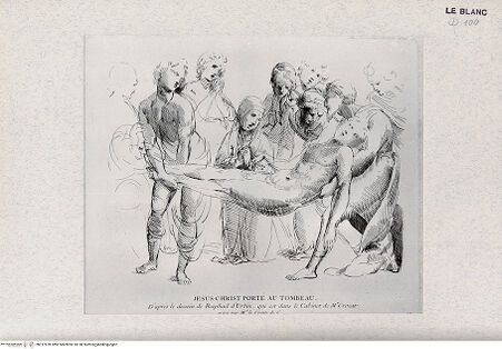 Vorderseite von Landesbildstelle Rheinland [http://creativecommons.org/publicdomain/mark/1.0/] Grablegung - , bh317870. Foto.