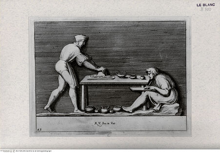 Vorderseite von Landesbildstelle Rheinland [http://creativecommons.org/publicdomain/mark/1.0/] "Parerga atqua ornamenta in Vaticani Palatij Xystis"; Stichfolge nach den Stuckarbeiten in den Loggien des VatikanBlatt 43 - , bh317889. Foto.