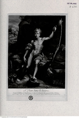 Vorderseite von Landesbildstelle Rheinland [http://creativecommons.org/publicdomain/mark/1.0/] Johannes der Täufer in der Wüste - , bh317965. Foto.