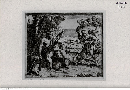 Vorderseite von Landesbildstelle Rheinland [http://creativecommons.org/publicdomain/mark/1.0/] Serie der biblischen Geschichten nach den Fresken der Loggien des VatikansDie Arbeiten der ersten Eltern - B. 8 - , bh317977. Foto.